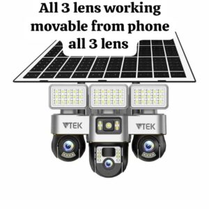 Solar 5MP Outdoor CCTV Camera V380 O-Kam Pro
