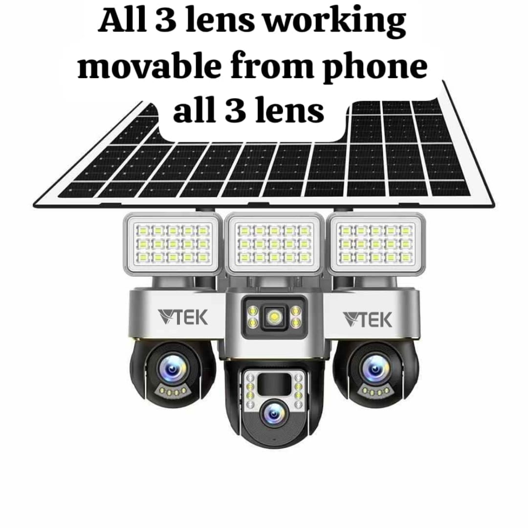 Solar 5MP Outdoor CCTV Camera V380 O-Kam Pro